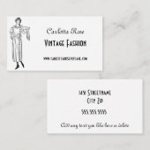 Zwart-wit  Mode Visitekaartje (Voorkant / Achterkant)