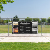 Zwart & Wit Modern 4 foto Beschikbare producten Spandoek (Insitu)