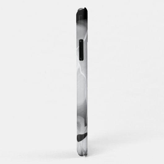 Zwart-wit, modern Abstract Case-Mate iPhone Case (Achterkant/rechts)