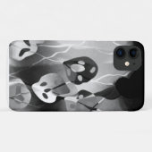 Zwart-wit, modern Abstract Case-Mate iPhone Case (Achterkant (horizontaal))