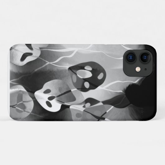 Zwart-wit, modern Abstract Case-Mate iPhone Case (Achterkant (horizontaal))