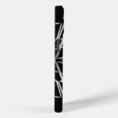 Zwart-wit modern Abstract patroon Case-Mate iPhone Case (Achterkant / Rechts)