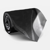Zwart-wit, modern Abstract Stropdas (Opgerold)