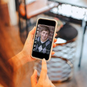 Zwart-wit Modern Afstuderen Fotosjabloon Aankondiging