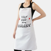 Zwart wit modern beste vader in de Galaxy Schort (Insitu)