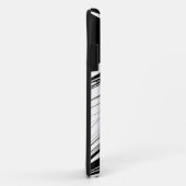 Zwart-wit modern Case-Mate iPhone case (Achterkant/rechts)