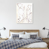 Zwart-wit modern Contemparaat Abstract Couple Canvas Afdruk (Insitu (Slaapkamer))