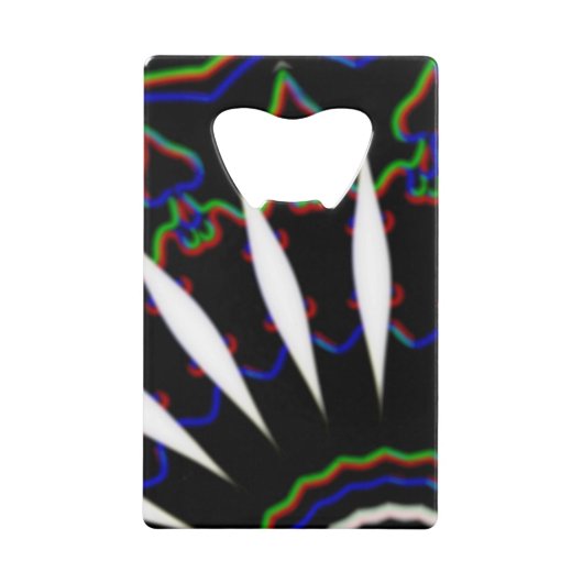 zwart-wit-MODERN Creditkaart Flessenopener (Voorkant)