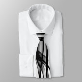 Zwart-wit modern en uniek stropdas (Gebonden)