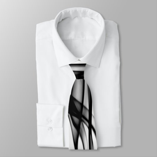 Zwart-wit modern en uniek stropdas (Gebonden)