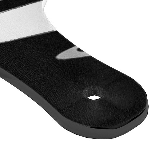 Zwart-wit modern glas snijplank (Hoek)