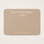 Zwart Wit Modern Ketting Display Eenvoudige sierad Visitekaartje (Voorkant)