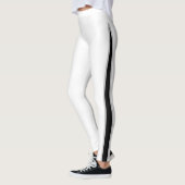 Zwart-wit modern leggings (Links)