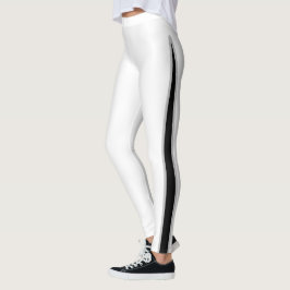 Zwart-wit modern leggings