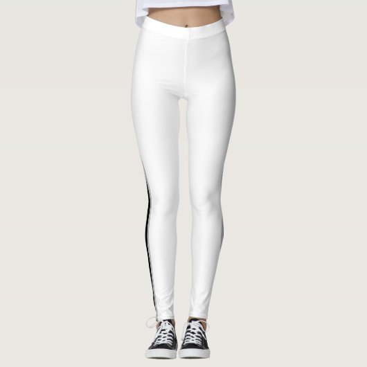 Zwart-wit modern leggings (Voorkant)