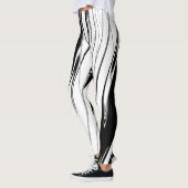 Zwart-wit modern leggings (Links)