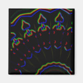 zwart-wit-MODERN Magneet (Voorkant)