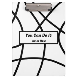 zwart-wit Modern Minimalistisch Abstract Klembord