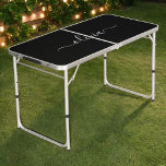 Zwart Wit Modern Minimalistisch Elegant Monogram Beer Pong Tafel<br><div class="desc">Introductie van ons Black and White Minimalist Modern Monogram-Collectie: omarm eenvoud en verfijning met onze minimalistische design, samengesteld om uw stijl moeiteloos te verbeteren. Dit collectie is gemaakt met een scherp oog voor moderne esthetiek en heeft strakke zwart-witte design die worden geaccentueerd door gepersonaliseerde monogrammen. Van chique briefpapier tot veelzijdige...</div>