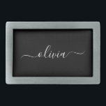 Zwart Wit Modern Minimalistisch Elegant Monogram Gesp<br><div class="desc">Introductie van ons Black and White Minimalist Modern Monogram-Collectie: omarm eenvoud en verfijning met onze minimalistische design, samengesteld om uw stijl moeiteloos te verbeteren. Dit collectie is gemaakt met een scherp oog voor moderne esthetiek en heeft strakke zwart-witte design die worden geaccentueerd door gepersonaliseerde monogrammen. Van chique briefpapier tot veelzijdige...</div>