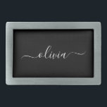 Zwart Wit Modern Minimalistisch Elegant Monogram Gesp<br><div class="desc">Introductie van ons Black and White Minimalist Modern Monogram-Collectie: omarm eenvoud en verfijning met onze minimalistische design, samengesteld om uw stijl moeiteloos te verbeteren. Dit collectie is gemaakt met een scherp oog voor moderne esthetiek en heeft strakke zwart-witte design die worden geaccentueerd door gepersonaliseerde monogrammen. Van chique briefpapier tot veelzijdige...</div>