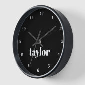 Zwart-wit Modern Minimalistisch Trendy Custom (Hoek)