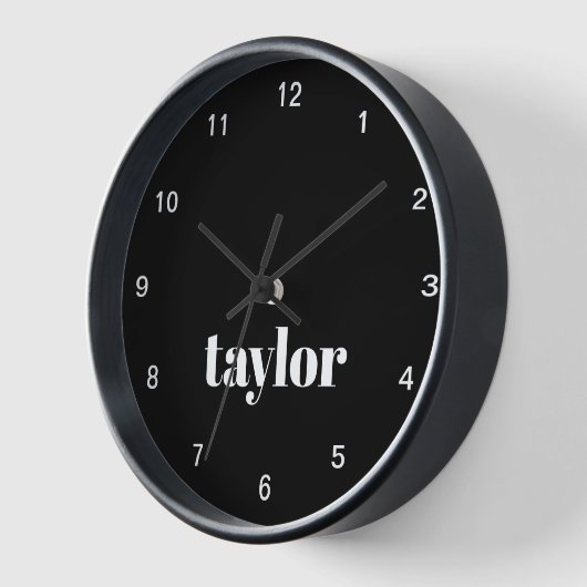 Zwart-wit Modern Minimalistisch Trendy Custom (Hoek)