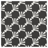 Zwart-wit modern model deco-patroon stof (Close Up)