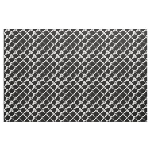 Zwart-wit modern model deco-patroon stof (Fat Quarter)