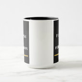 Zwart & Wit Modern Motivatie Mok (Midden)