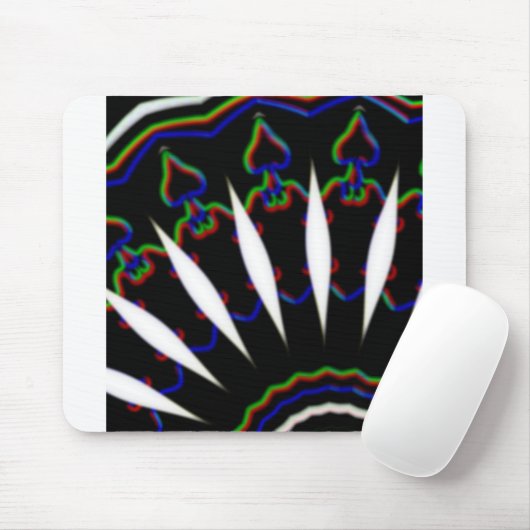 zwart-wit-MODERN Muismat (Met muis)