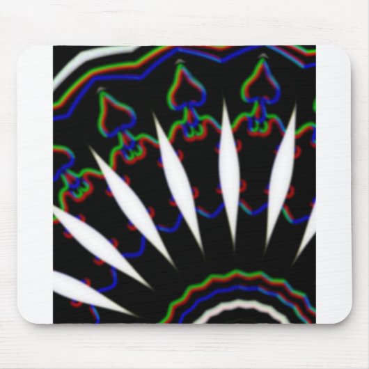 zwart-wit-MODERN Muismat (Voorkant)