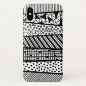 Zwart-wit - modern patroon Case-Mate iPhone case (Achterkant)