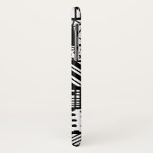Zwart-wit - modern patroon Case-Mate iPhone case (Achterkant/links)