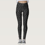 Zwart-wit modern patroon leggings<br><div class="desc">Unieke en moderne leggings met zwart-wit patronen. Andere kleuren zijn beschikbaar.</div>