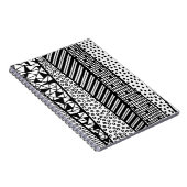 Zwart-wit - modern patroon notitieboek (Rechterzijde)