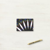 zwart-wit-MODERN Post-it® Notes (Op bureau)