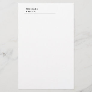 Zwart-wit Modern Professional Exclusief Briefpapier