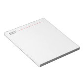 Zwart & Wit Modern Professioneel Exclusief Notitieblok (Schuin)