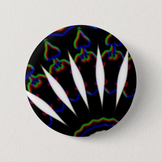 zwart-wit-MODERN Ronde Button 5,7 Cm (Voorkant)