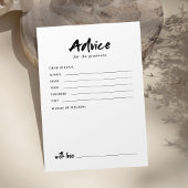 Zwart & Wit Modern Script Foto Afstuderen Advieskaart