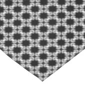 Zwart-wit modern stadspatroon tafelkleed (Gekanteld)