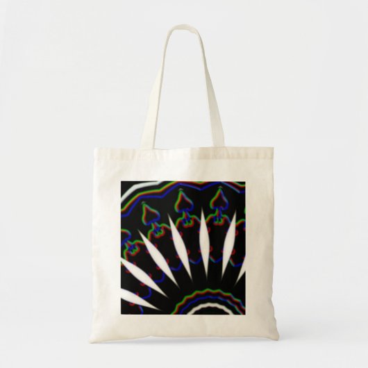 zwart-wit-MODERN Tote Bag (Voorkant)