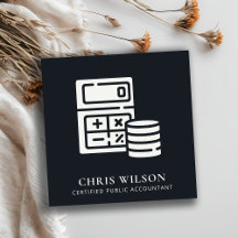 ZWART WIT MODERNE CALCULATOR MUNT ICON ACCOUNTING