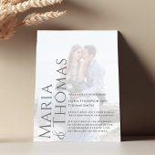 Zwart-wit Moderne Foto Eenvoudig Minimalistisch Kaart