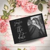 Zwart-wit Moderne foto Save The Date