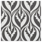 Zwart-wit Moderne luxe bladstof Stof (Close Up)