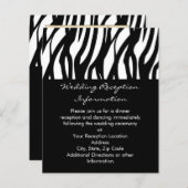 Zwart-wit Modernist Stripe (Voorkant / Achterkant)