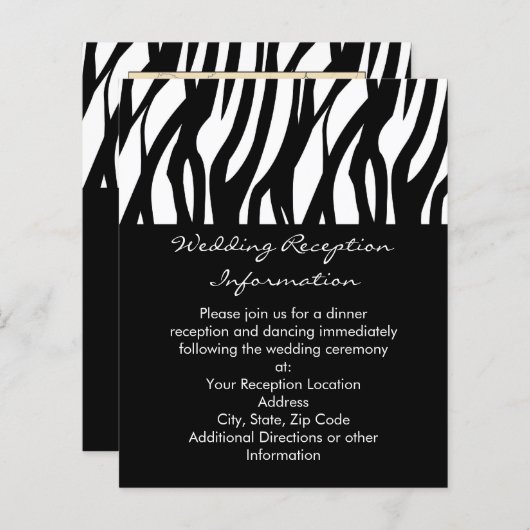 Zwart-wit Modernist Stripe (Voorkant / Achterkant)