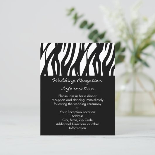 Zwart-wit Modernist Stripe